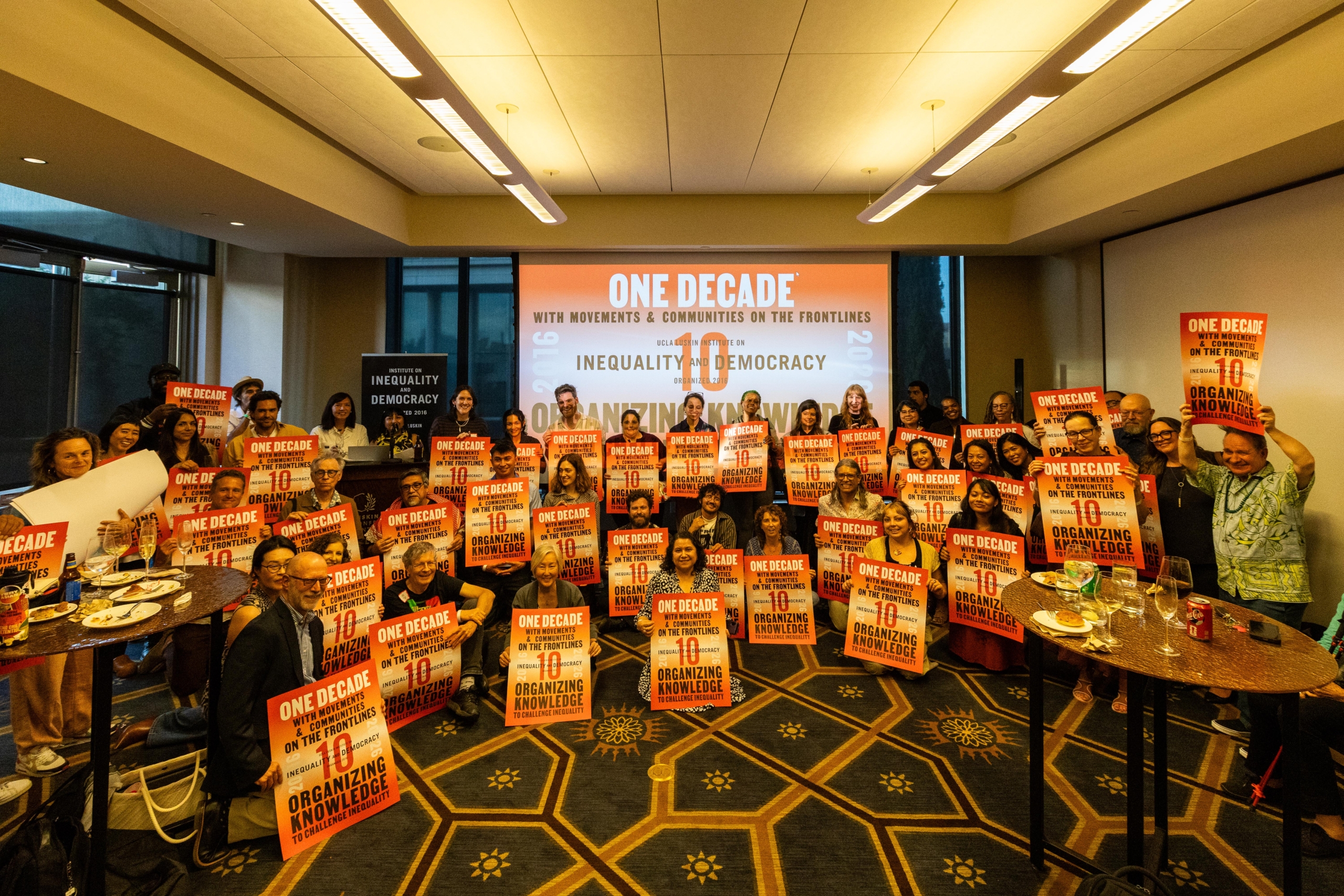 Institute comrades, researchers, students, and faculty