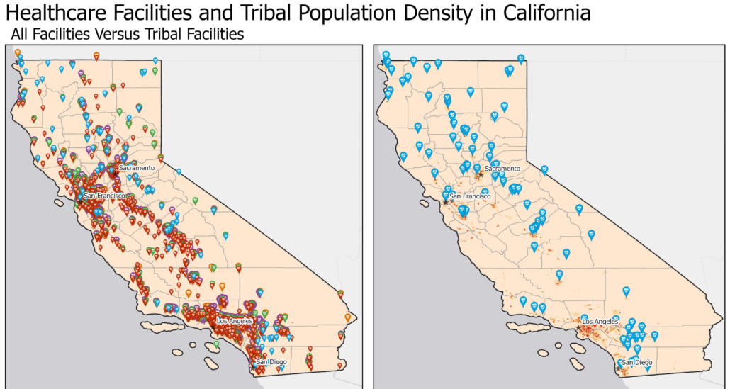 Healthcare Tribal Population Density