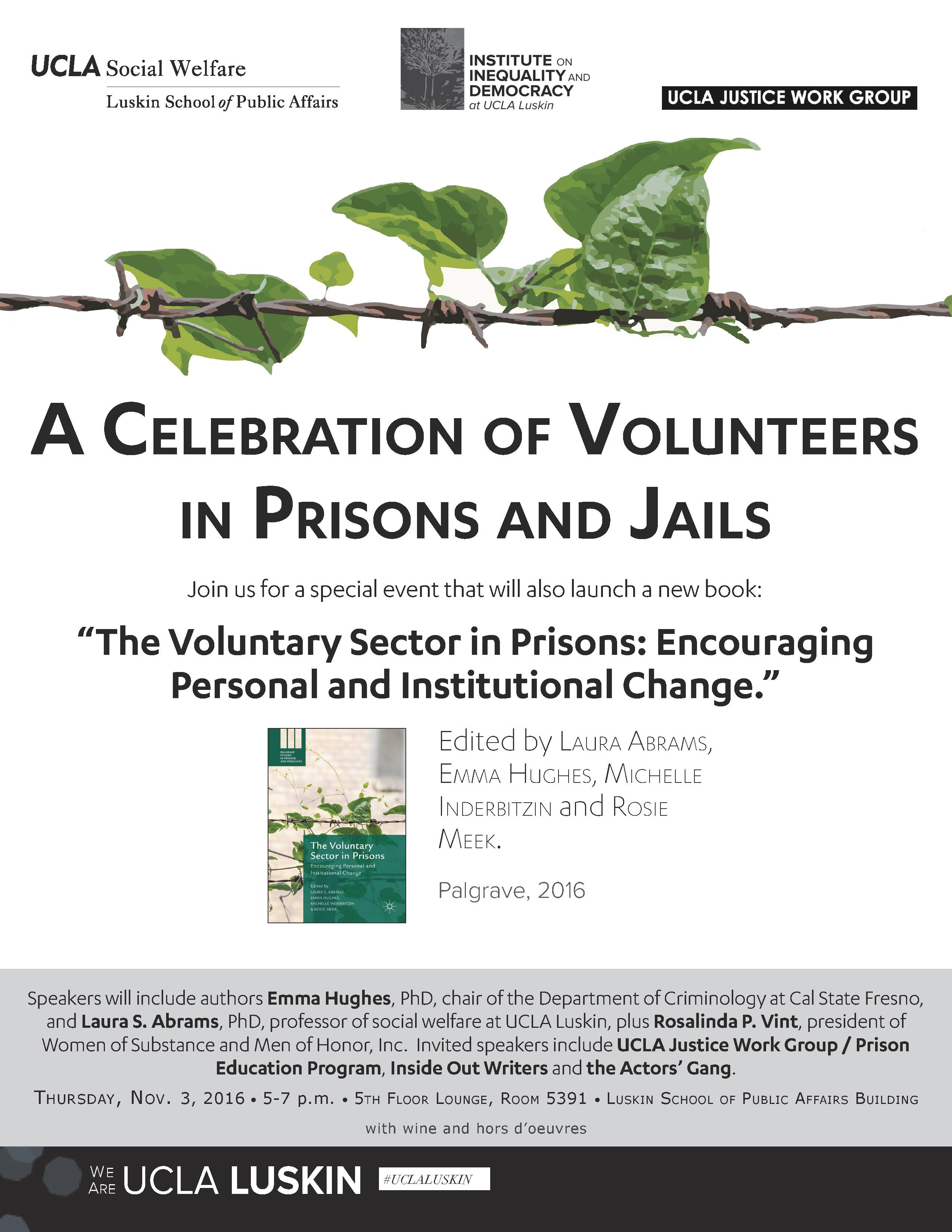 A Celebration of Volunteers in Prisons and Jails